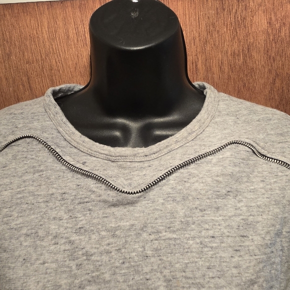 Zara Trafaluc heathered gray sweatshirt szM - Picture 2 of 6